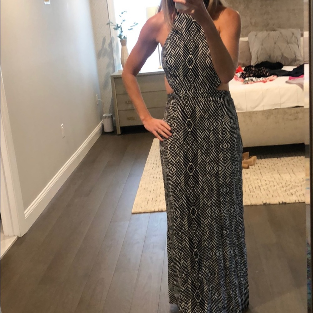 NBD cut out maxi dress.